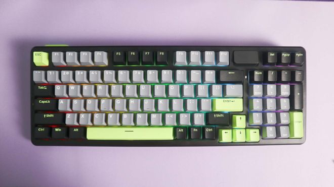 机械键盘测评：客制化与性价比的完美平衡新葡京雷柏V700DIY-98黑灰绿(图6)